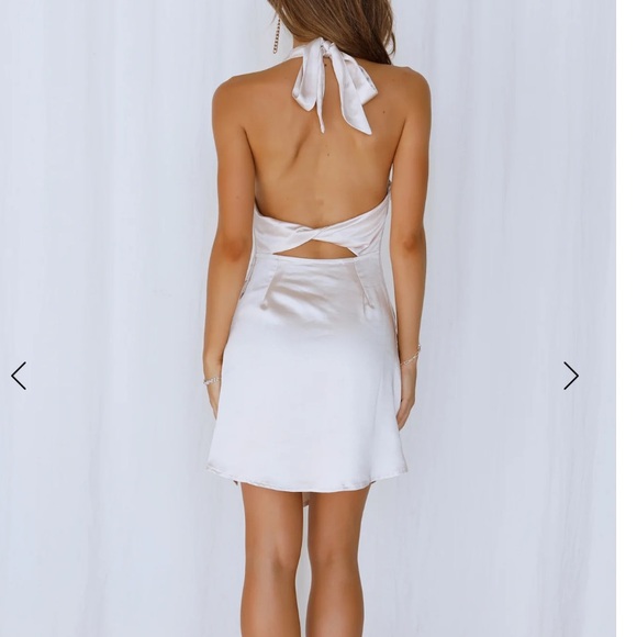 HELLO MOLLY HEAVY HEART DRESS WHITE - Picture 3 of 5